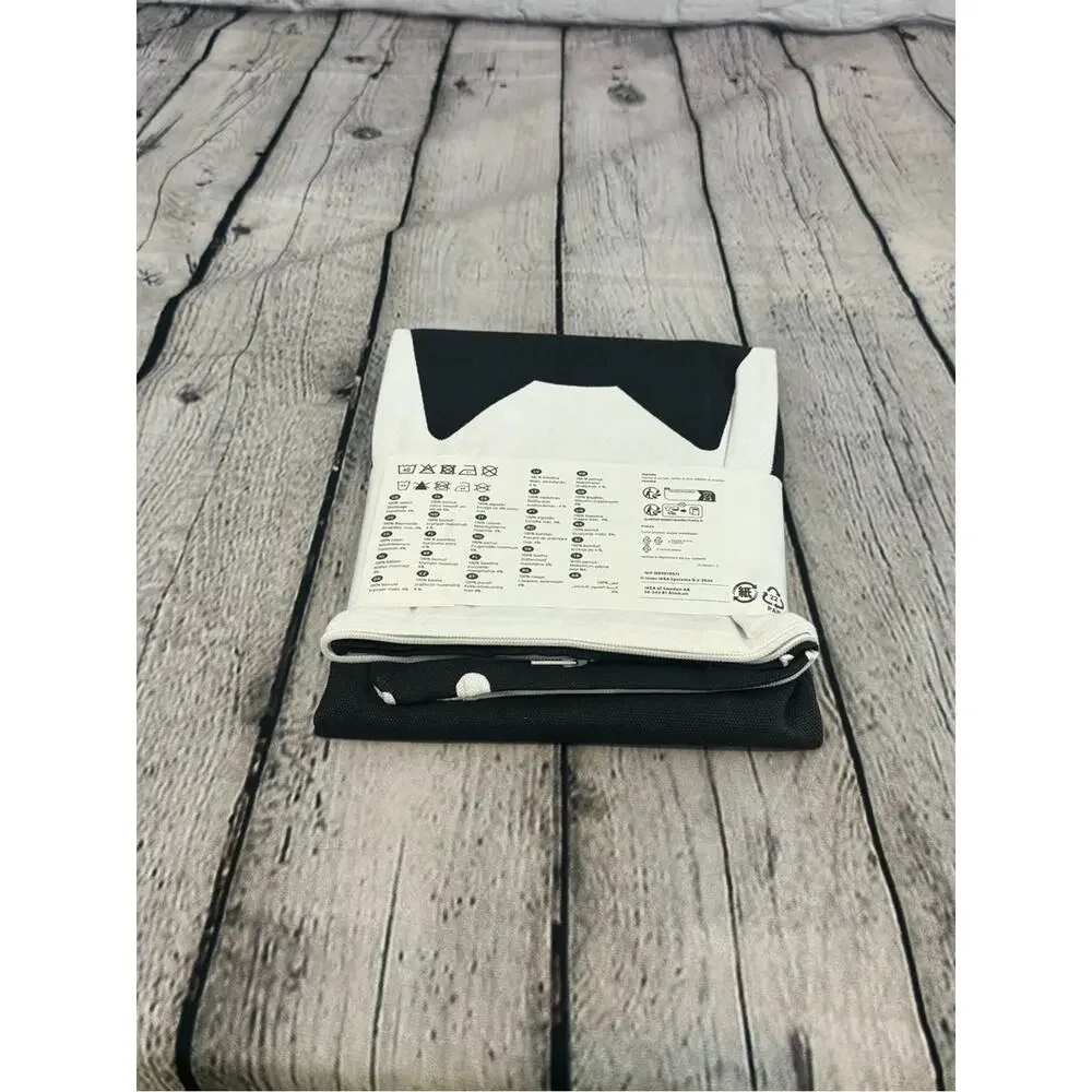 IKEA Black Cat Pattern Pillowcase Cover